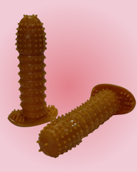 Crystal Silicone Reusable Condom in Skin Tone