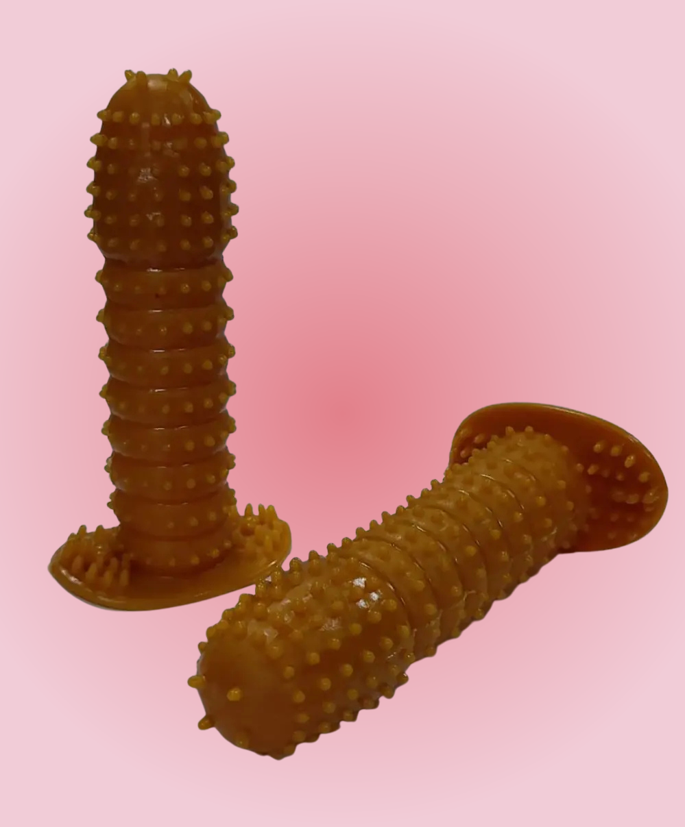 Crystal Silicone Reusable Condom in Skin Tone